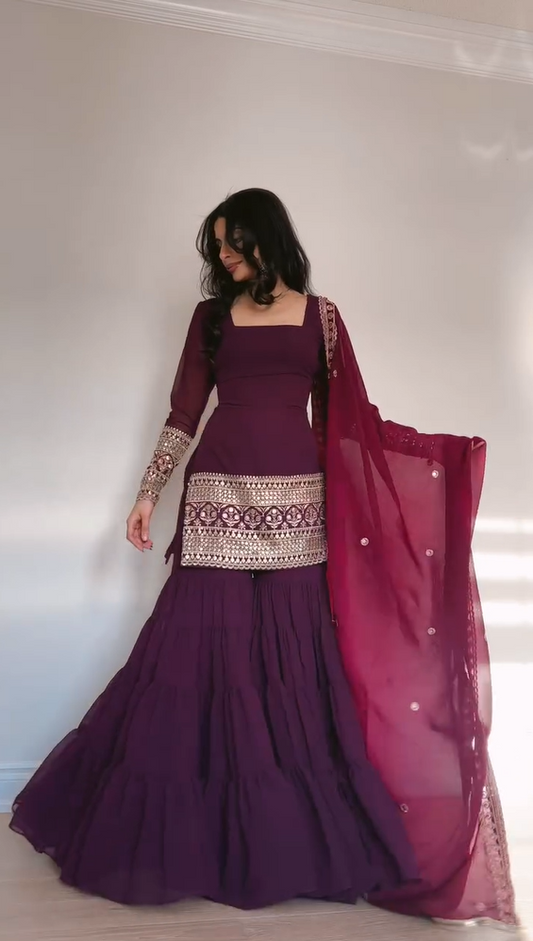 FIRDAUZ Sharara Set